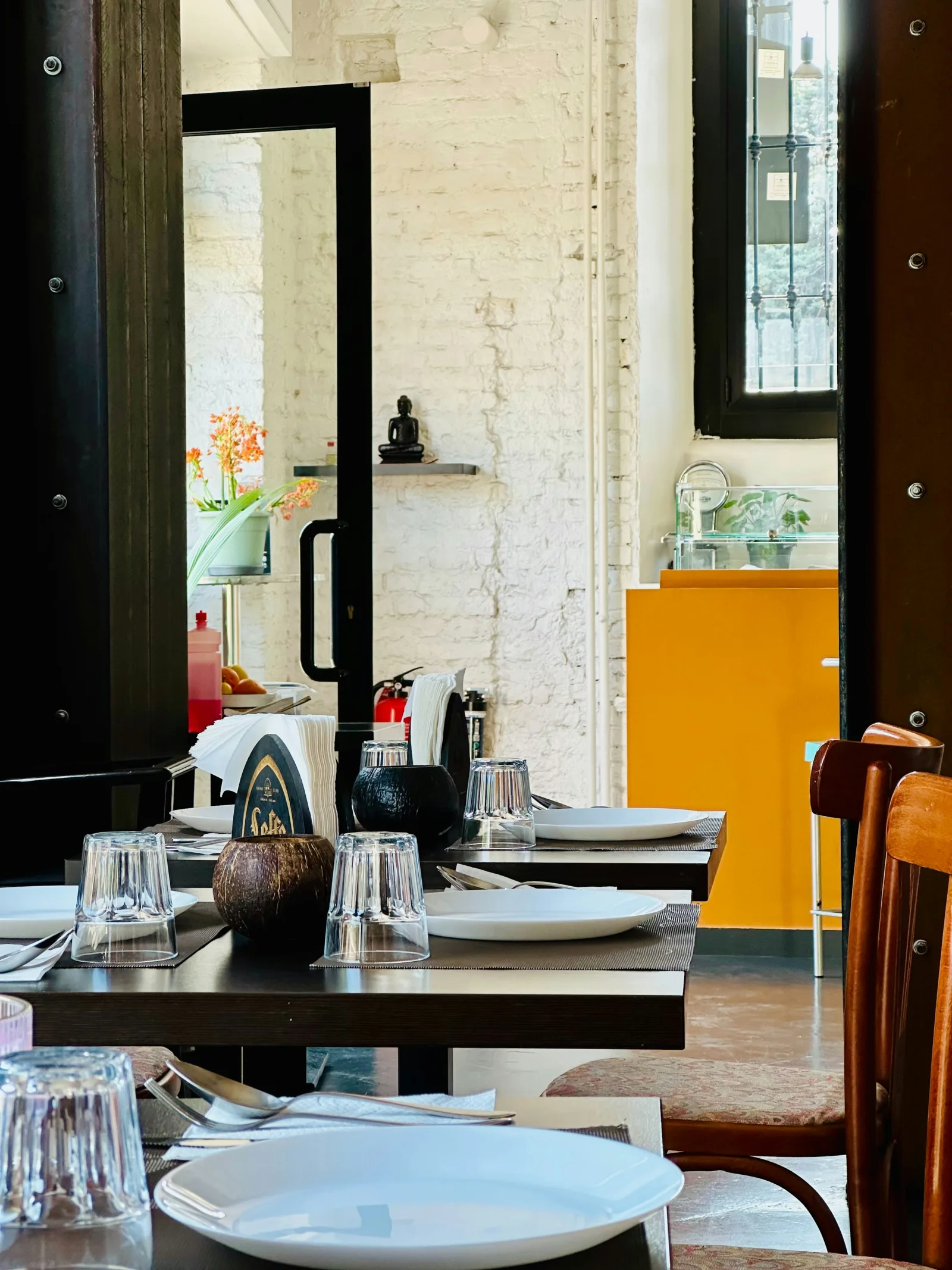 A service business preparing its space before customers arrive